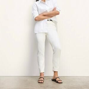 NWOT Everlane The Super Soft Relaxed Straight Leg Summer Jean In Bone Size 29